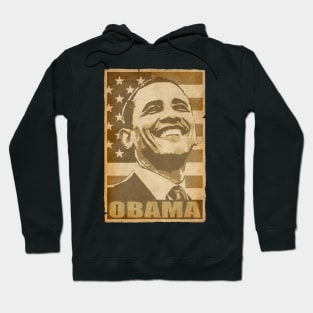 Barack Obama Smile Propaganda Poster Pop Art Hoodie